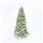 Party Easy Collapsible Supplies Luxury Party 5 6 7 8 9 10FT Luxury Falling Snow Christmas Trees