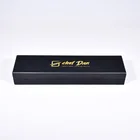 Packaging Wood Packaging Box Luxury Custom Black Lacquer Wooden Knife Packaging Box For Steak Knife