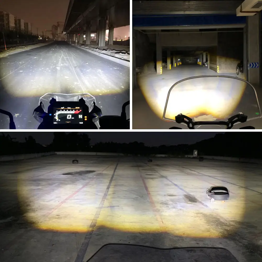 product ya bm2 led lens driving light round motorcycle headlight spot lamp for bmw motorcycle r1200gs adv f800 spotlight-18