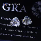 Gemstone Top Quality D/VVS Grade 3.0 CTW Heart Cut Moissanite Gemstone With Certificate