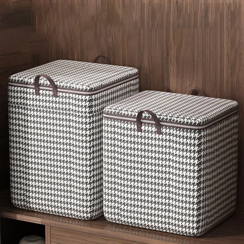 product large capacity clear jeans underwear storage boxes stackable clothing organizers with lid eco friendly folding storage bin-4