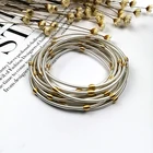 Silver Bracelets Silver Silver Bead Bracelet AmorYubo Stainless Steel Silver Beaded Bracelets For Woman