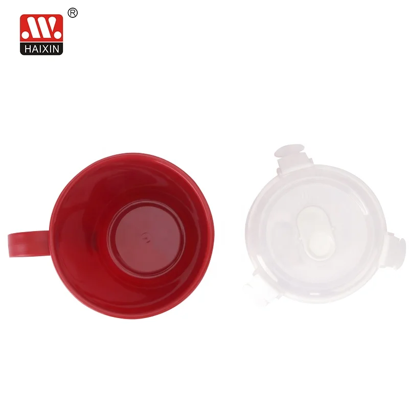 Haixing Plastic High Quality Microwave Steamer Soup Mug for Kitchen Microwave Oven Cooking 14421