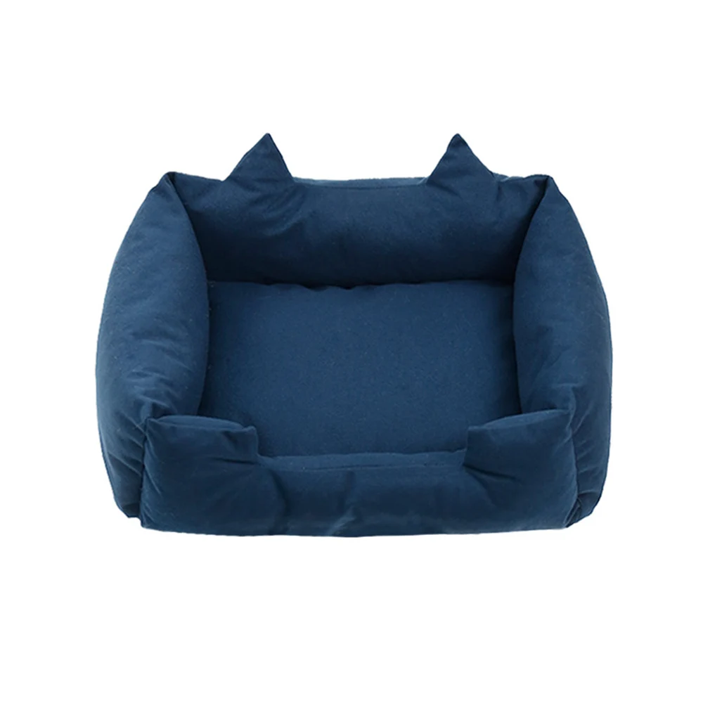 pp cotton dog/cat bed in navy colour