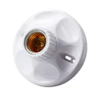 E27 E27 White E27 Lamp Holder E27 Ceramic Lamp Socket For Led Bulb