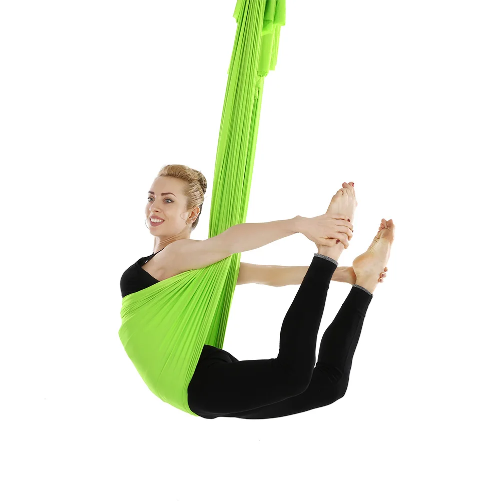 New Aerial Yoga Hammock Flying Swing 5m Aerial Yoga Hammock Silk Fabric