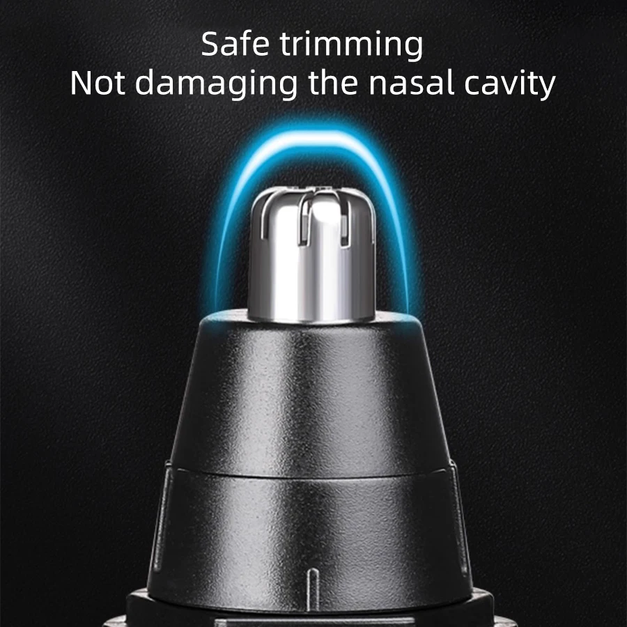 Portable Durable Plastic Rechargeable Set Push Shear for Home Salon Car RV Use Made Electric Nose Hair Trimmer supplier