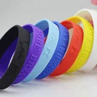 Wristband Factory Custom Color Logo Brand Luminous Exquisite Bracelet Silicone Wristband