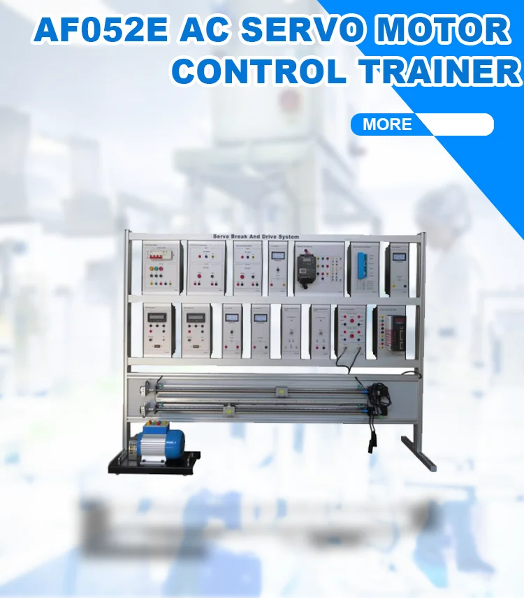 Ac Servo Motor Control Trainer Didactic Equipment Vocational Education