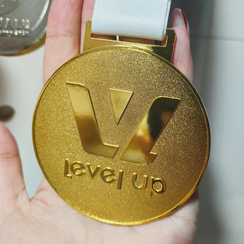 Custom 3D Gold Silver Bronze Zinc Alloy Rhythmic Gymnastics Medal Modern Style Sport Award Medal by Manufacturer factory