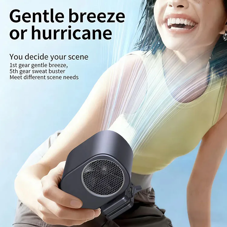 Usb Rechargeable Clip-on Fan, Portable, Battery, Plastic - detail 14