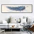 Pictures Luxury Nordic Colorful Feather Abstrsct Wall Art Pictures 5D DIY Diamond Painting Kits