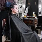 Cutting Cape Salon Cutting Cape Waterproof Custom Polyester Hairdresser Cutting Salon Cape Hair Barber Gown