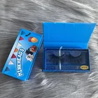 Eyelash Mink 25mm Eyelashes 100% Real Wholesale Mink Eyelash 25mm With Custom Label Packaging