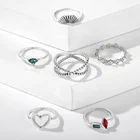 Shaped Rings Custom Silver Accessories Love Heart Shaped Open Crystal Rings