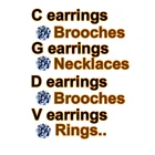 Jewelry Luxury Diamond Jewelry 925 Sterling Silver CC Letter Earring Fashion Brand Zircon Stud Earrings For Women