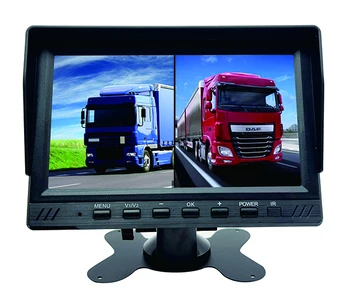 7 "AV desktop display truck RV monitoring tape recording AHD night vision camera can be inserted card