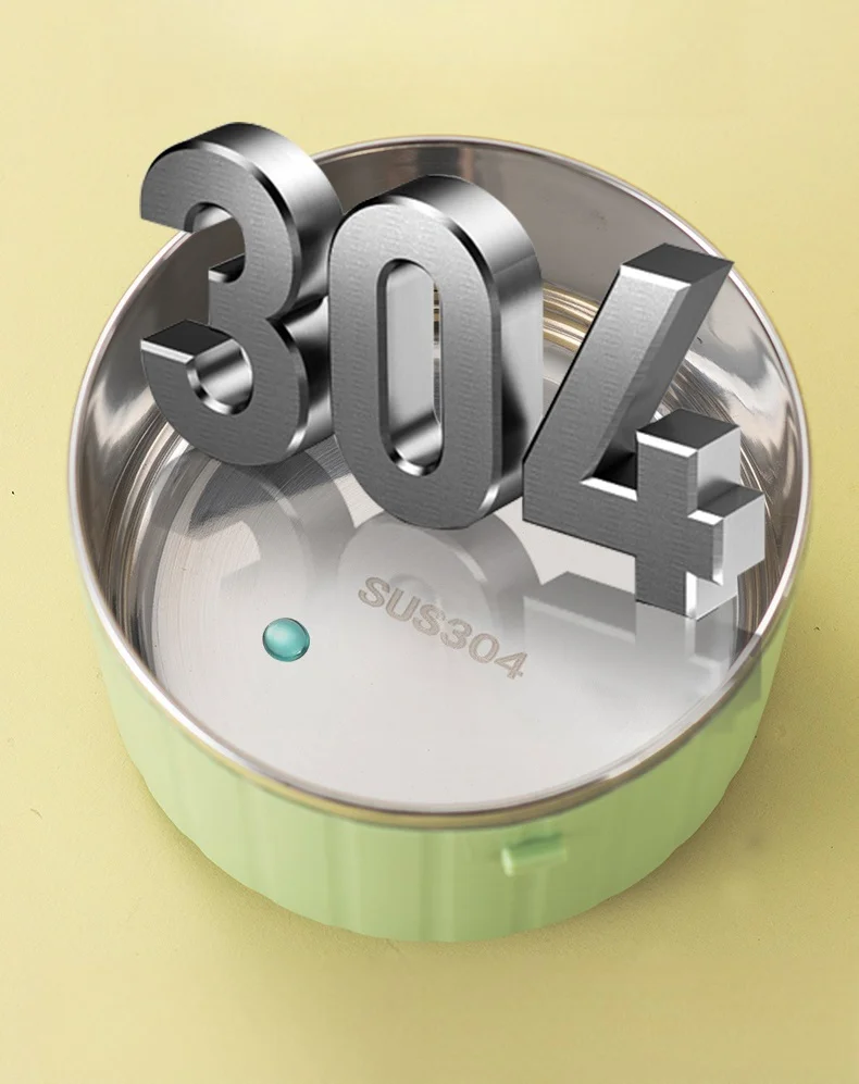 Wholesale Colorful Bento Boxes Double Layer Lunch Box Student School 304 Stainless Steel Tiffin Box With Thermos_18