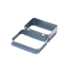 Tin Box RTS Small Metal Hinge Tin Box With Window