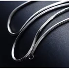 Snake Fashion Hiphop Jewelry Custom 925 Sterling Silver Snake Bone Men Chain Necklace