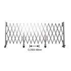 Retractable Gate Retractable High Retractable Aluminum Sliding Gate