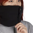 Black Scarf Winter Black Solid Color Custom Color Black Down Scarf Wholesale