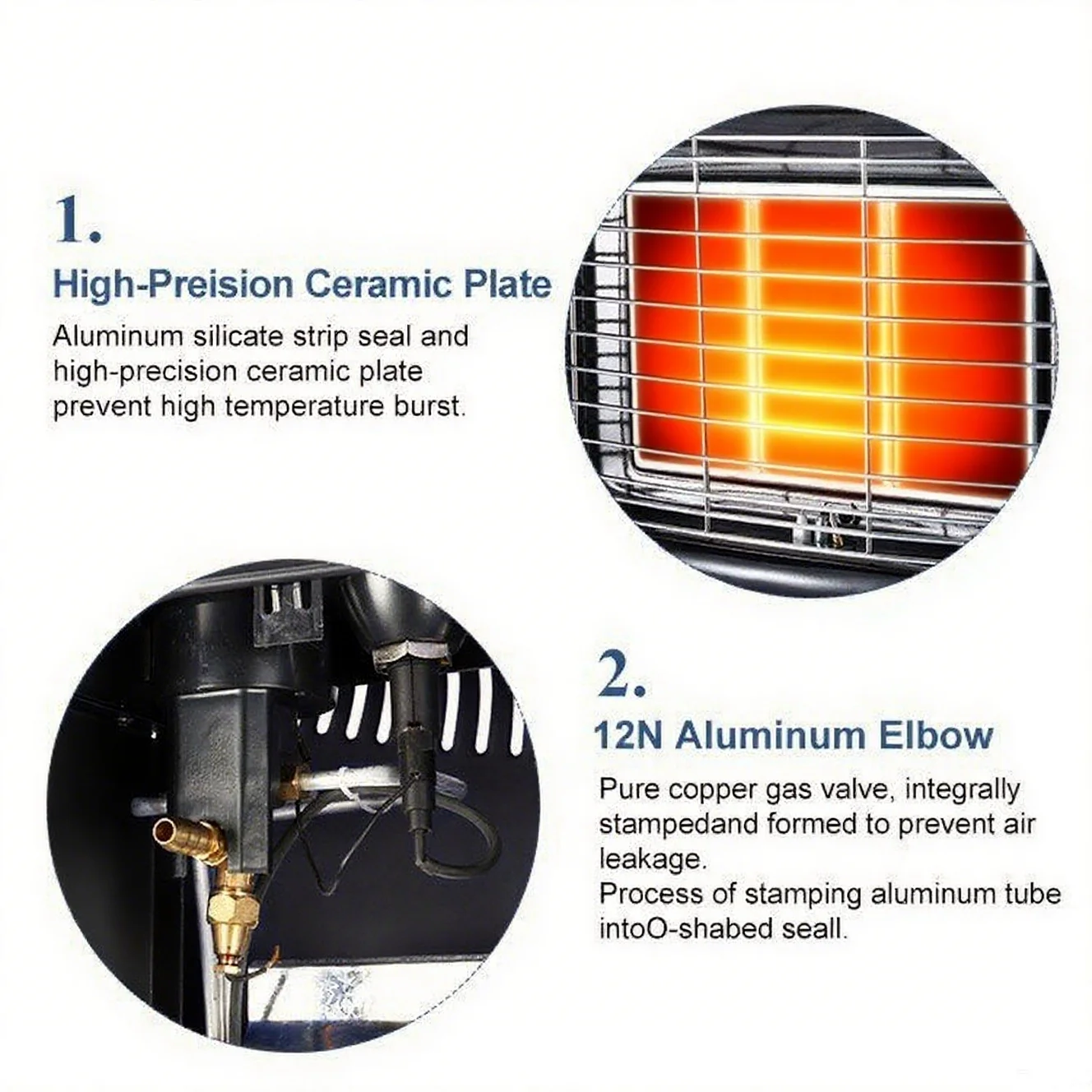 Gas Heater, Portable, Metal - detail 12