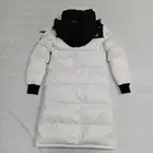 Black And White Jacket Long Soft Saposhnikovia Divaricata Black And White Winter Down Jacket