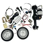 Modified 80CM Motorcycle Electric Transmission 48V 1200W Motor Tricycle Rear Axle Differential Gearbox With 2 Wheels