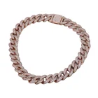 Silver Jewelry Womens Necklace Fashionable Rose Gold Silver Gold Women Choker Jewelry Necklace Cuban Link Chain