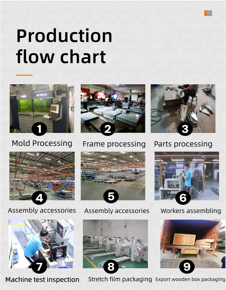 High-Accuracy 6-lane Granule Packaging Machine for Easy To Operate Multi Lane Packing of MSG Vitamin Granules Coffee and Candy