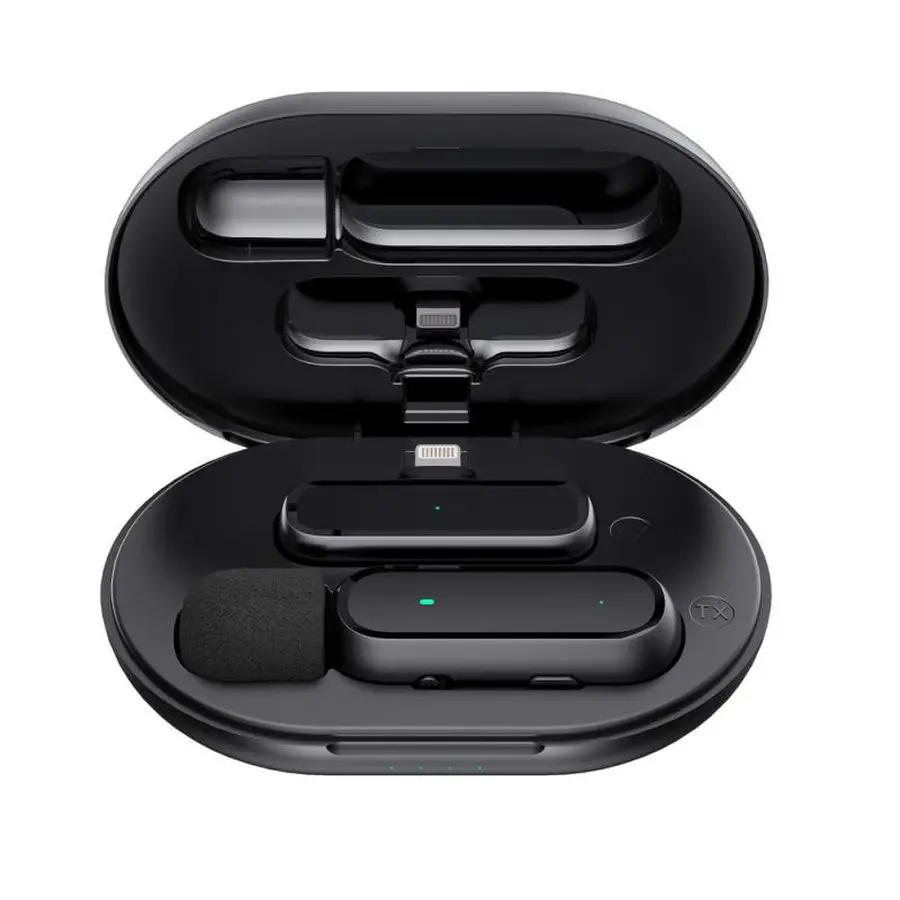 K61 Wireless Lavalier Microphone for Streaming and Broadcast
