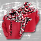Hot Nfl Hoodies Hot Sale NFL Football 32 Teams 3D Printing Pulllover Logo Design Sweatshirt Hoodie