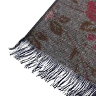 Red Scarf Red Scarf Red Flower Double Side Pattern Scarf Pure Silk Brushed Long Scarf Women Scarves
