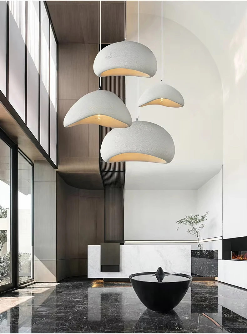 Nordic Modern Wabi Sabi Pendant Light Lamp Chandelier Cloud Minimalist LED Pendant Light Industrial Chandelier Pendant Lamp