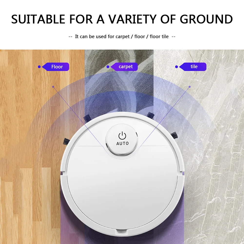 Es300 Automatic Smart Sweeping Robot Rechargeable Floor Vacuum Cleaner
