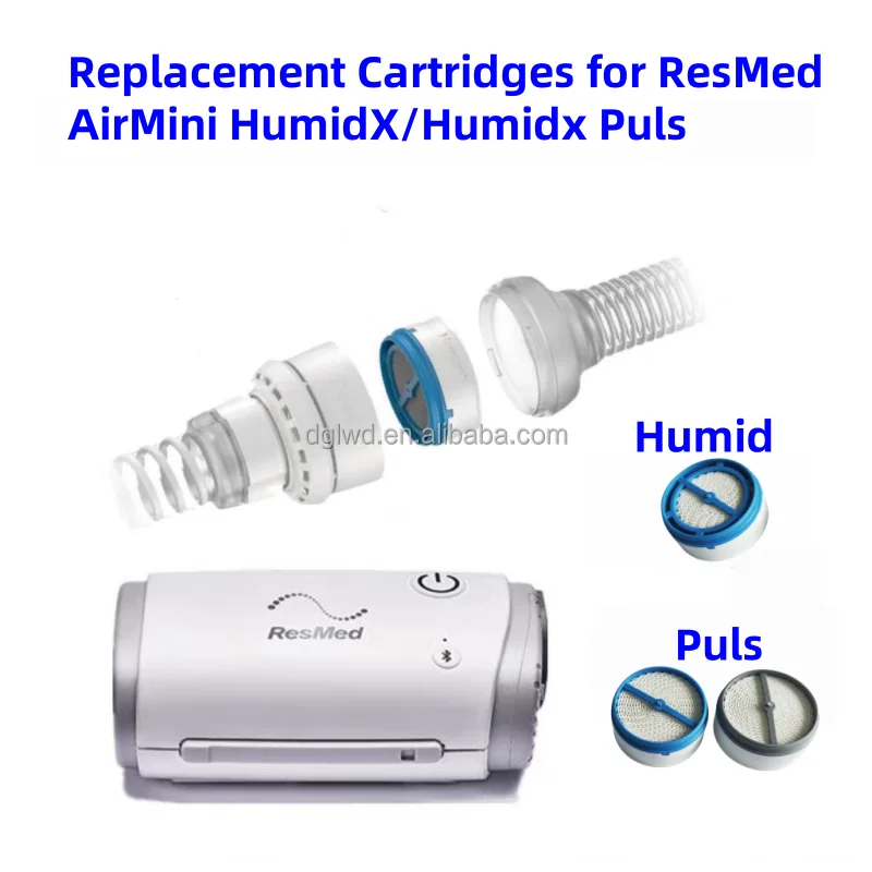 Disposable CPAP Filter with 5micron Porosity 1 Year Warranty and 53MM*35MM Size for ResMed Mini Ventilator