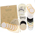 Sopurrrdy Round Washable And Reusable Organic Bamboo Makeup Remover Pads