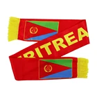 Scarf Design Eritrean Flag Scarf Soccer Style High Quality Custom Design And Custom Size Eritrea Flag Scarf