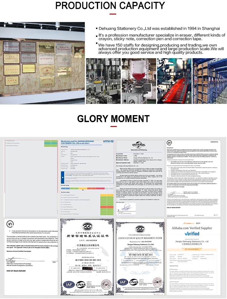 High Quality Non-Toxic Bright Color Wax Crayon  Box Set 6 Color Kids Drawing Crayons 8/12 Wholesale Crayons