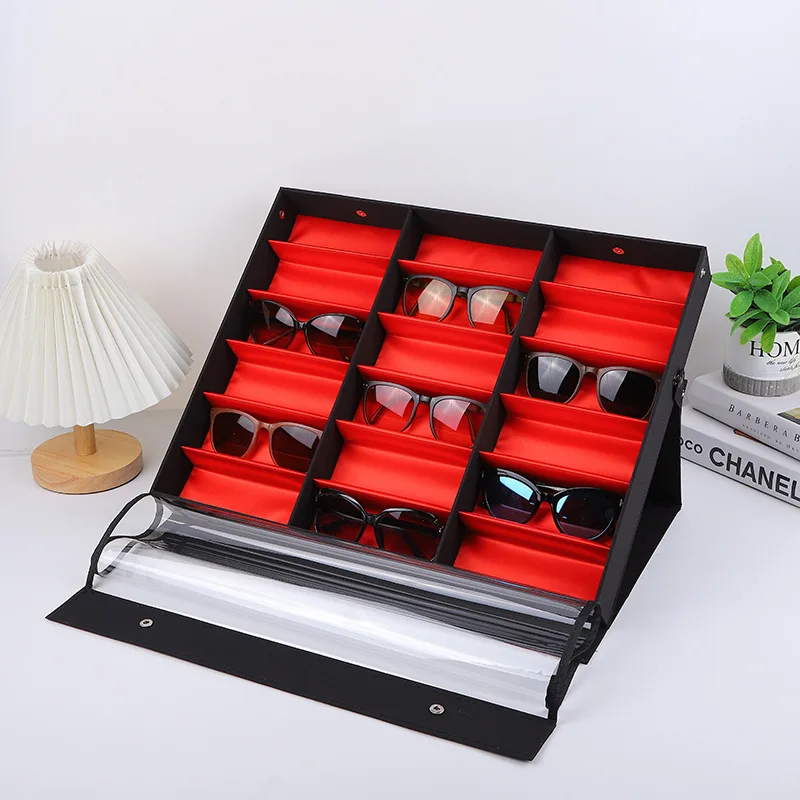 18 Pairs Glasses Display Case Glasses Sunglasses Case Glasses Display