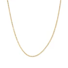 Real Gold Solid Wholesale Real Gold Women Jewelry 14Kt Solid Gold Rope Chain