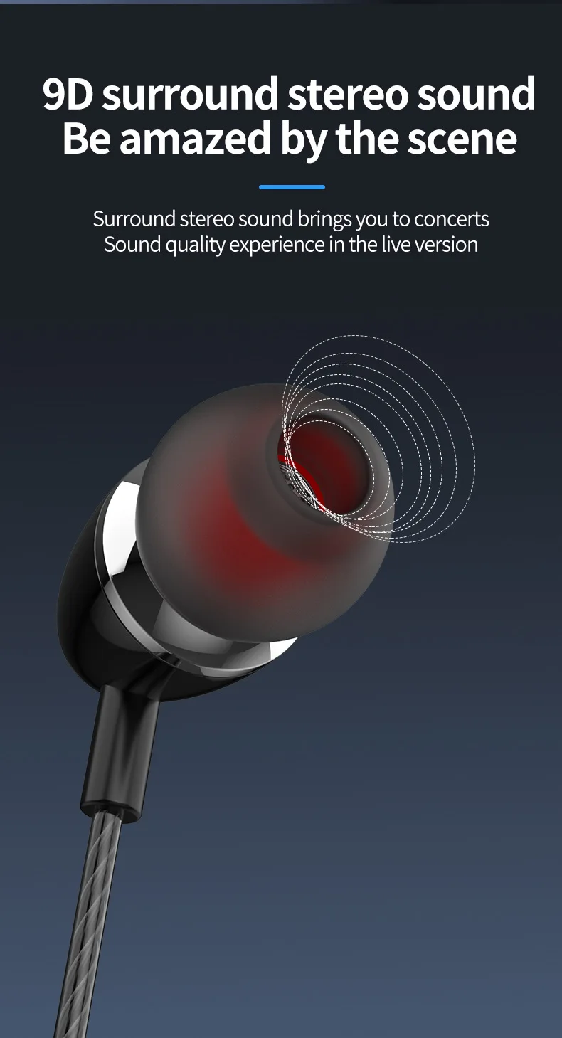 Metal Type-C 3.5mm In-ear Wired Earphone Microphone Headset Adjustable Heavy Bass ENC Noise Cancelling IPX5 Waterproof for