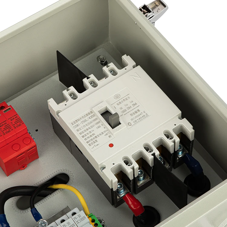 CKMINE Combiner Box IP65 wasserdichte PV-Combiner-Box aus ABS/PC-Kunststoff für die Herstellung von Solarsystemen