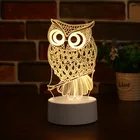 Changing Night Lamp Amazing Customized Color Changing Lucky Unicorn Design Lamp 3D Visual LED Night Light