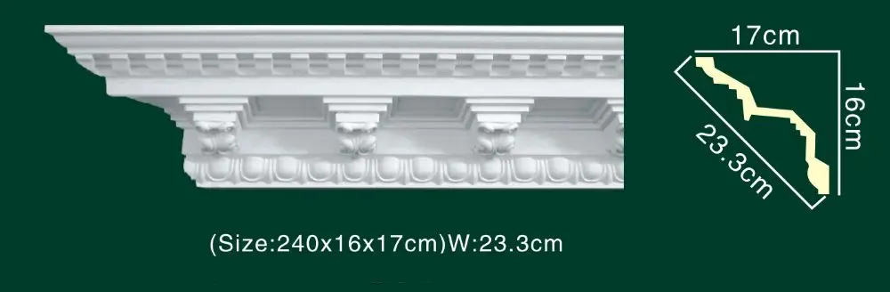 Shenzhen Interior Decorative Flooring Cornice Plastic Cornice Moulding Fiberglass Cornice Prices