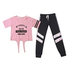 Suits Premium Two-piece Women Shirt Custom Sweat Plain Lady Track Suits Set