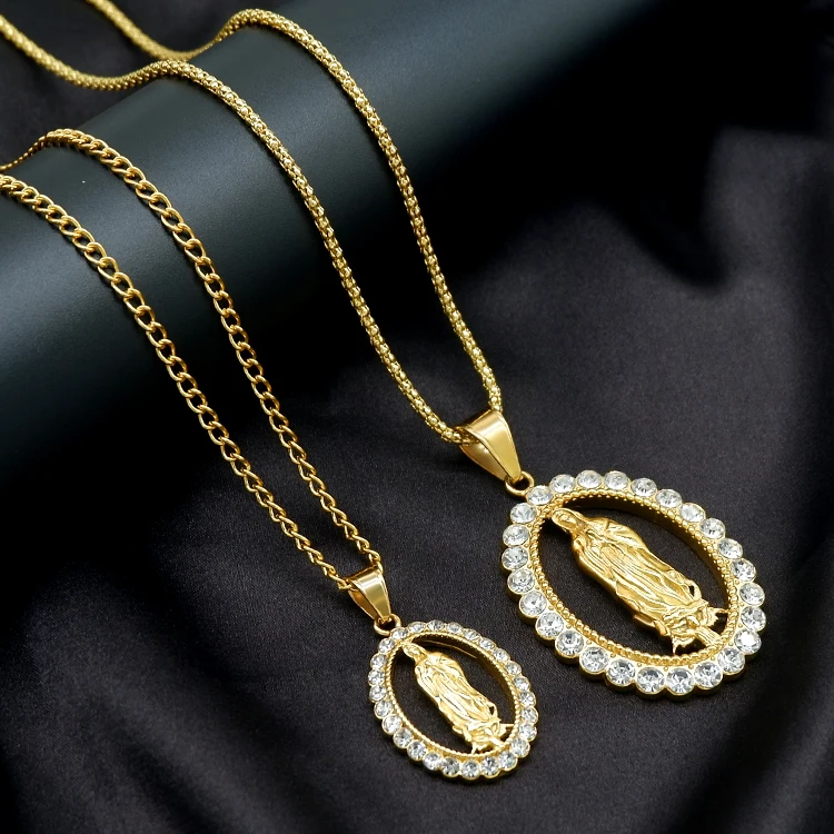 Stainless Steel Religious Gold Plated 