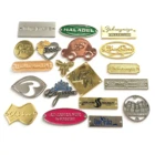 Metal Label Metal Customized Fashion Stainless Steel Brand Logo Metal Tag Metal Bag Label For Clothing Or Handbag