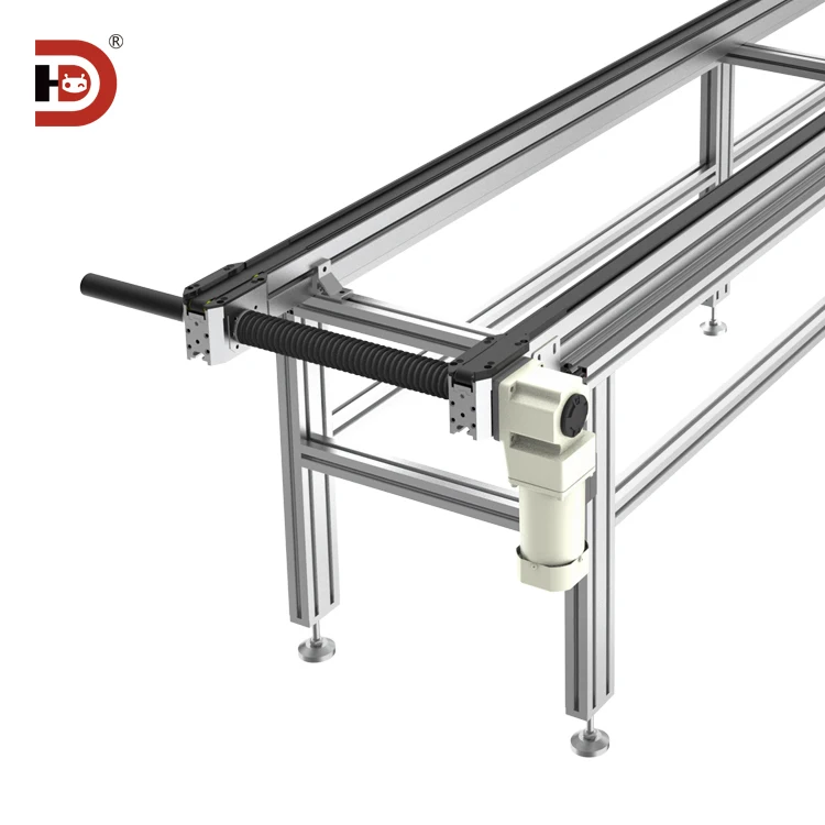Adjustable Width Synchronous Belt Conveyor PTS1 Toothed Synchronous Belt Conveyor Battery Tray Conveyor Customization details